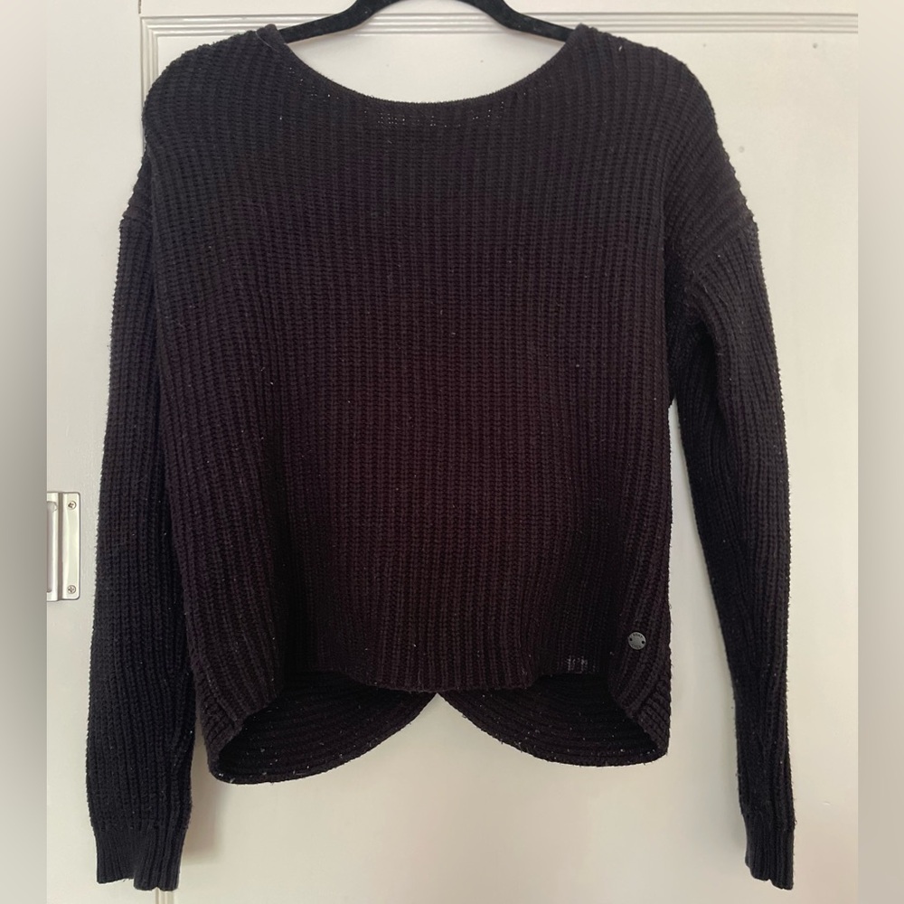 Roxy black knit sweater
